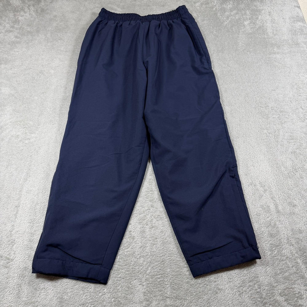 Vintage Zero Restriction Rain Pants Men Small Blue Waterproof Lined Golf Outdoor